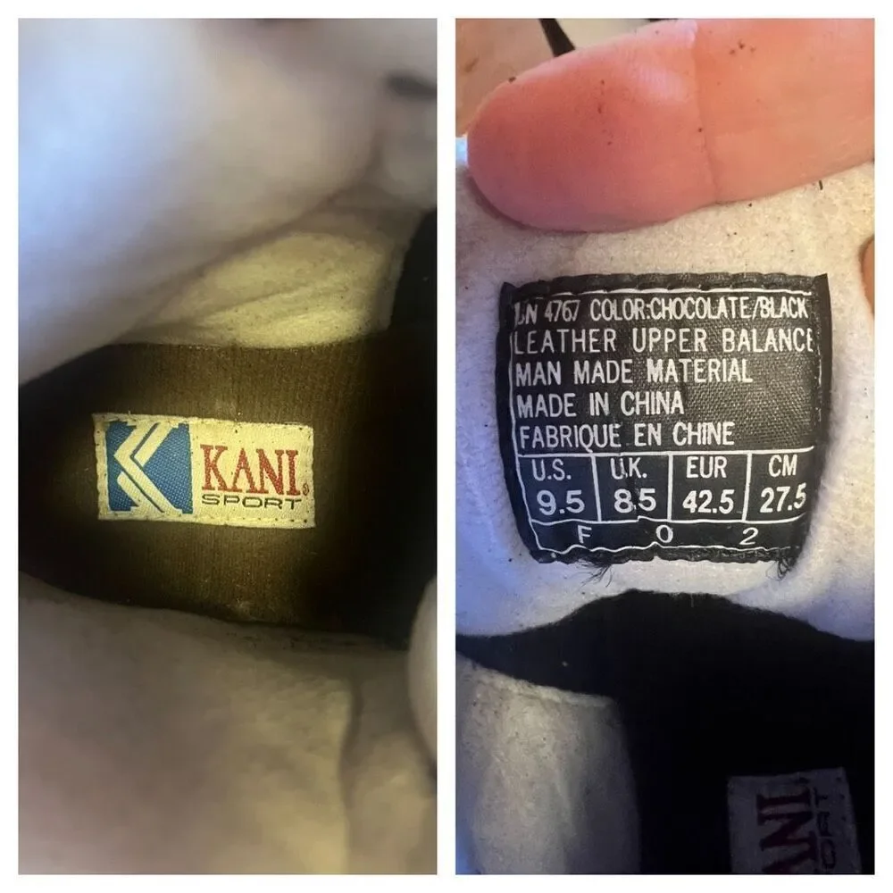 Rare Karl Kani Men’s Brown /Black Sneakers/Shoes  Sz 9.5
